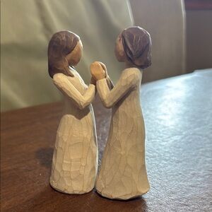 Willow Tree Figurine - Cream and Brown